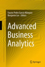 book Advanced Business Analytics