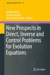 book New Prospects in Direct, Inverse and Control Problems for Evolution Equations