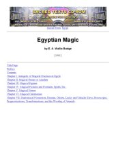 book Egyptian Magic