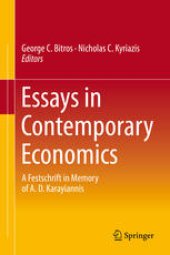 book Essays in Contemporary Economics: A Festschrift in Memory of A. D. Karayiannis