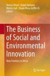 book The Business of Social and Environmental Innovation: New Frontiers in Africa