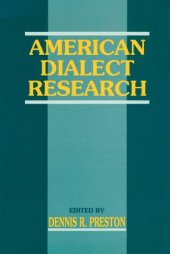 book American Dialect Research: Celebrating the 100th anniversary of the American Dialect Society, 1889-1989