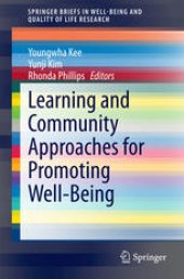 book Learning and Community Approaches for Promoting Well-Being