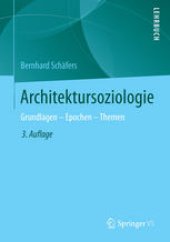 book Architektursoziologie: Grundlagen - Epochen - Themen