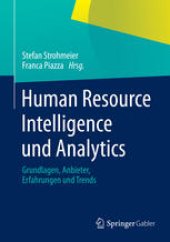 book Human Resource Intelligence und Analytics: Grundlagen, Anbieter, Erfahrungen und Trends