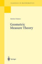 book Geometric Measure Theory