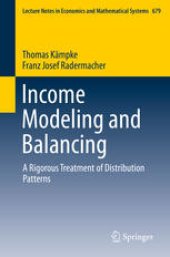 book Income Modeling and Balancing: A Rigorous Treatment of Distribution Patterns