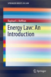 book Energy Law: An Introduction