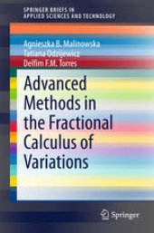 book Advanced Methods in the Fractional Calculus of Variations