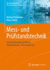 book Mess- und Prüfstandstechnik: Antriebsstrangentwicklung · Hybridisierung · Elektrifizierung