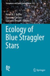 book Ecology of Blue Straggler Stars