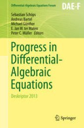 book Progress in Differential-Algebraic Equations: Deskriptor 2013