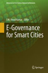 book E-Governance for Smart Cities