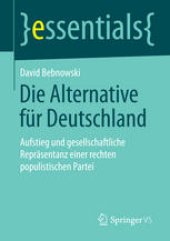 book Die Alternative für Deutschland: Aufstieg und gesellschaftliche Repräsentanz einer rechten populistischen Partei