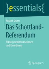 book Das Schottland-Referendum: Hintergrundinformationen und Einordnung