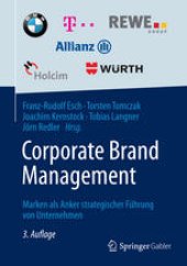 book Corporate Brand Management: Marken als Anker strategischer Führung von Unternehmen