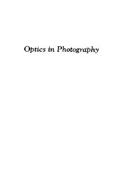 book Optics in photography