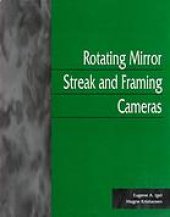 book Rotating mirror streak and framing cameras