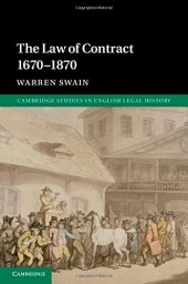 book The Law of Contract 1670-1870