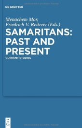 book Samaritans: Past and Present. Current Studies