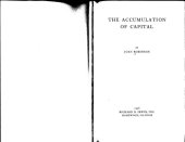 book The Accumulation of Capital