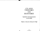 book Class Theory and History: Capitalism and Communism in the USSR