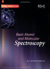 book Basic Atomic and Molecular Spectroscopy