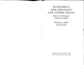 book Economics and Ideology and Other Essays: Studies in the Development of Economic Thought