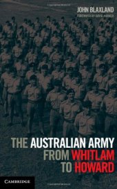 book The Australian Army from Whitlam to Howard