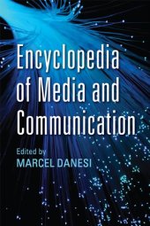 book Encyclopedia of Media and Communication