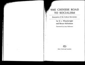 book The Chinese Road to Socialism: Economics of the Cultural Revolution