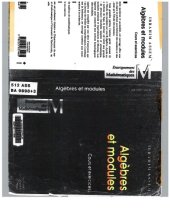 book Algèbres et Modules