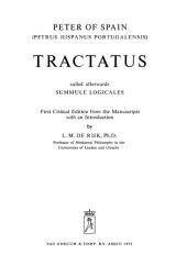 book Tractatus Called Afterwards "Summule Logicales" (Philosophical texts & studies)