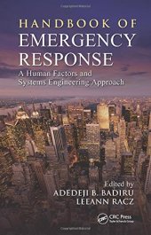 book Handbook of Emergency Response: A Human Factors and Systems Engineering Approach