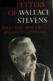 book Letters of Wallace Stevens