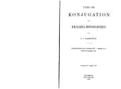 book Über die Konjugation des Khalkha-Mongolischen