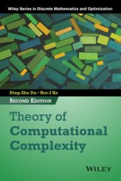 book Theory of Computational Complexity