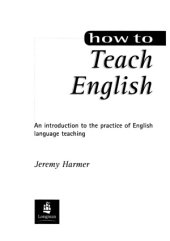 book How to Teach English