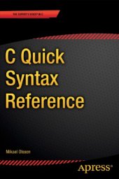 book C Quick Syntax Reference