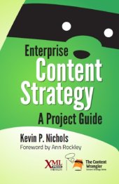 book Enterprise Content Strategy: A Project Guide