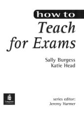 book How to Teach for Exams