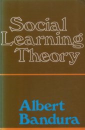 book Social Learning Theory