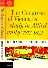 book The Congress of Vienna  A Study in Allied Unity 1812-1822