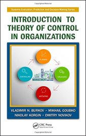 book Introduction to Theory of Control in Organizations