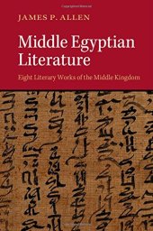 book Middle Egyptian Literature: Eight Literary Works of the Middle Kingdom