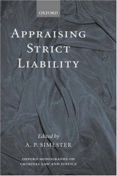 book Appraising Strict Liability