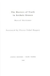 book The Masters of Truth in Archaic Greece