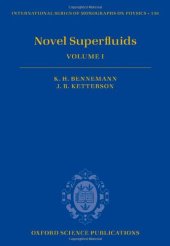 book Novel Superfluids: Volume 1