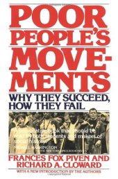 book Poor People's Movements: Why They Succeed, How They Fail