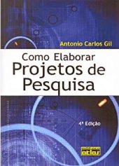 book Como elaborar projetos de pesquisa